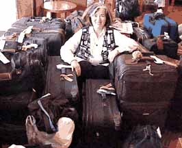 Linda with Luggage
