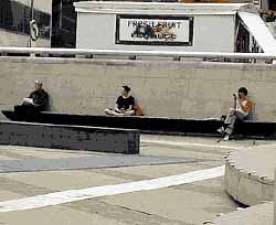 Three on a Bench
