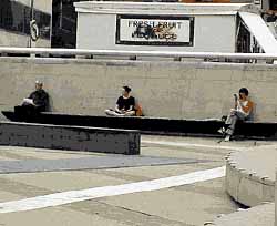 Three on a Bench